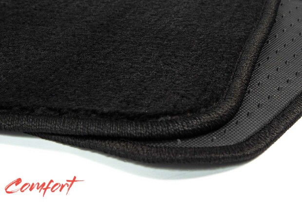 Коврики текстильные "Комфорт" для Mitsubishi ASX I (suv / GA1W, GA2W, GA3W) 2010 - 2012, черные, 4шт.
