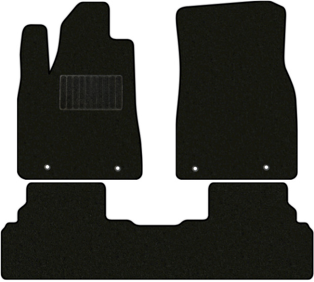 Коврики текстильные "Комфорт" для Lexus RX270 III (suv / AL10) 2010 - 2012, черные, 3шт.