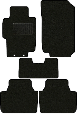 Коврики "Стандарт" в салон Honda Accord VII (седан / CL7, CL9) 2002 - 2005, черные 5шт.