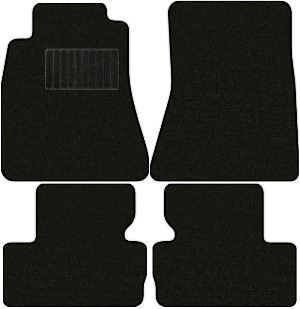 Коврики текстильные "Стандарт" для Lexus IS250С (кабриолет / XE20) 2008 - 2013, черные, 4шт.