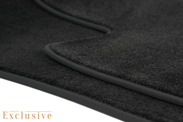 Коврики текстильные "Эксклюзив" для BMW X6 III (suv / G06) 2019 - Н.В., черные, 2шт.