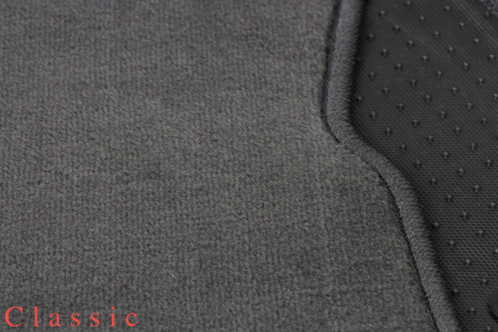 Коврики текстильные "Классик" для Volkswagen Polo (седан / 612, 602, 6C1) 2008 - 2015, темно-серые, 5шт.