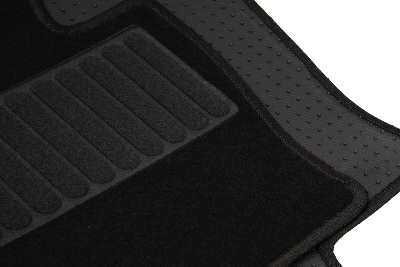 Коврики текстильные "Классик" для Land Rover Range Rover IV (suv, гибрид / L405) 2017 - 2022, черные, 3шт.